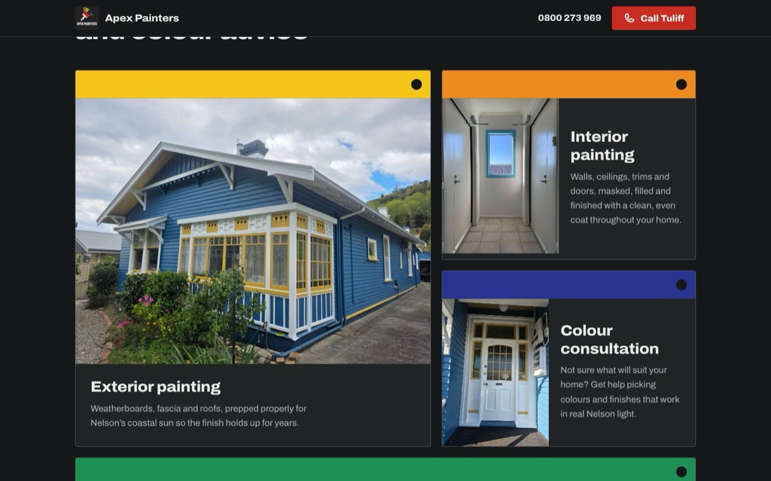 Apex Painters services